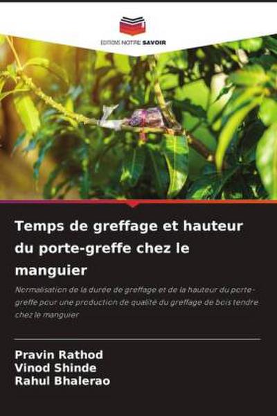 Temps de greffage et hauteur du porte-greffe chez le manguier