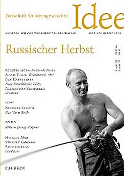 Zeitschrift für Ideengeschichte Heft X/3 Herbst 2016
