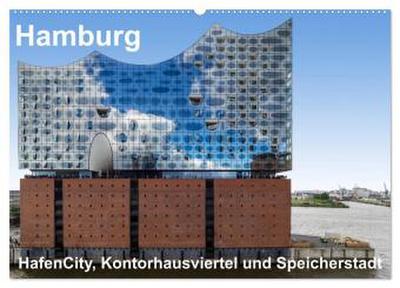 Hamburg. HafenCity, Kontorhausviertel und Speicherstadt. (Wandkalender 2026 DIN A2 quer), CALVENDO Monatskalender