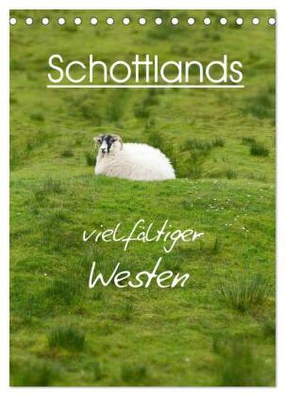 Schottlands vielfältiger Westen (Tischkalender 2026 DIN A5 hoch), CALVENDO Monatskalender