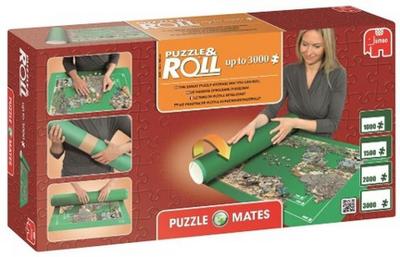 Jumbo Spiele 17691 Puzzle & Roll Puzzlematte bis 3000 Teile Puzzlezubehör