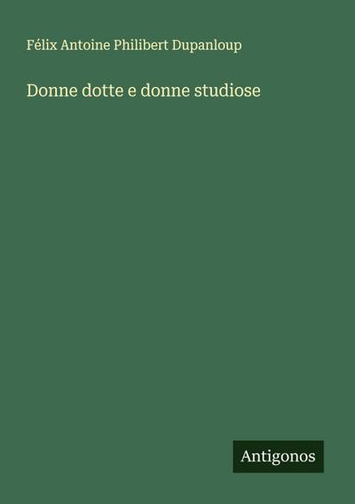 Donne dotte e donne studiose