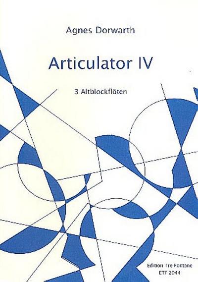 Artikulator IVfür 3 Altblockflöten