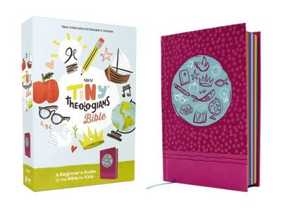 Nirv, Tiny Theologians Bible, Leathersoft Over Board, Pink, Comfort Print