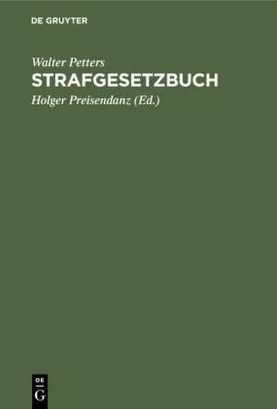 Strafgesetzbuch