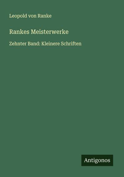 Rankes Meisterwerke