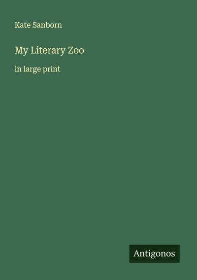 My Literary Zoo