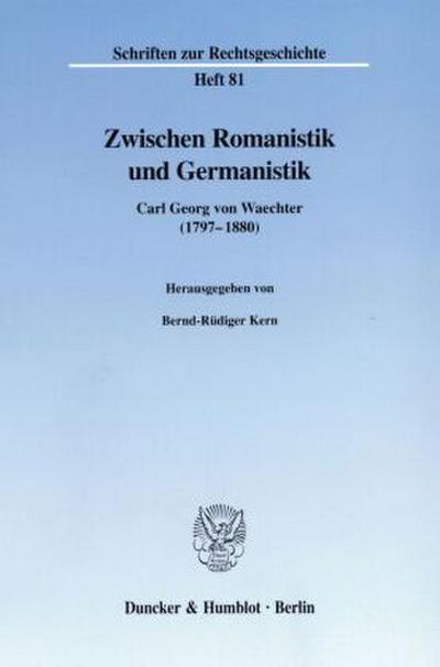 Zwischen Romanistik und Germanistik.