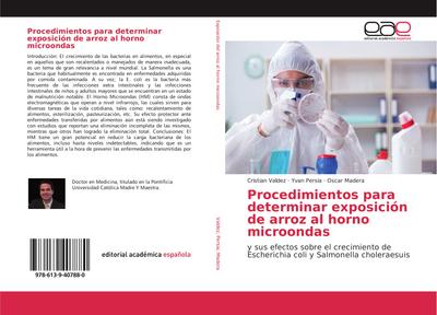 Procedimientos para determinar exposición de arroz al horno microondas