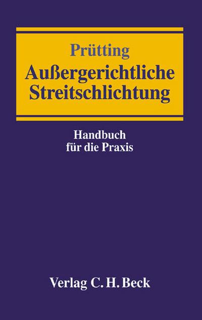 Außergerichtliche Streitschlichtung