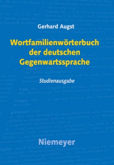 Wortfamilienwörterbuch der deutschen Gegenwartssprache