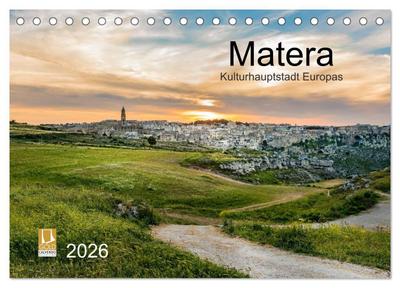Matera (Tischkalender 2026 DIN A5 quer), CALVENDO Monatskalender
