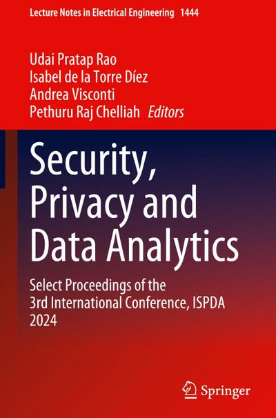 Security, Privacy and Data Analytics