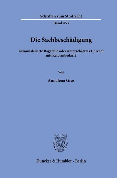Die Sachbeschädigung