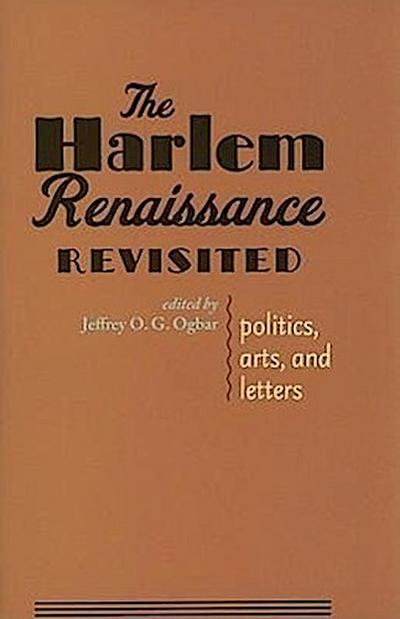 The Harlem Renaissance Revisited