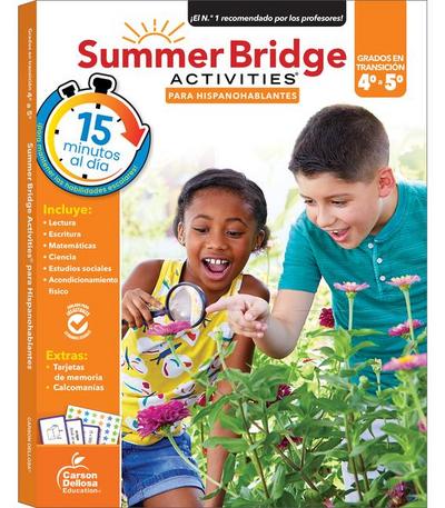 Summer Bridge Activities Spanish 4-5, Grades 4 - 5