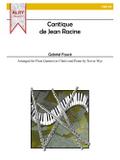 Cantique de Jean Racinefor flute choir (4) and piano