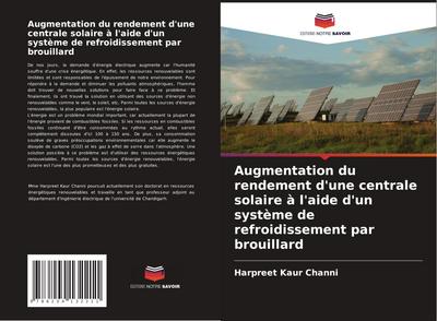 Augmentation du rendement d’une centrale solaire à l’aide d’un système de refroidissement par brouillard