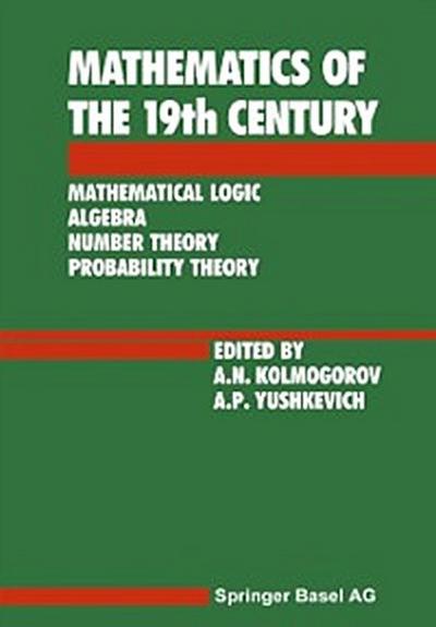 Mathematics of the 19th Century