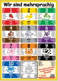 Multilinguales LernPOSTER "Wir sind mehrsprachig"