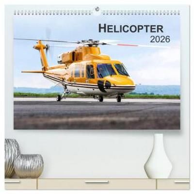 Helicopter 2026 (hochwertiger Premium Wandkalender 2026 DIN A2 quer), Kunstdruck in Hochglanz