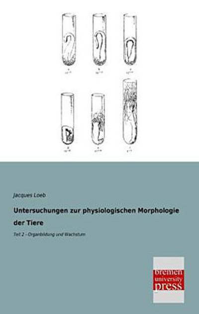 Untersuchungen zur physiologischen Morphologie der Tiere