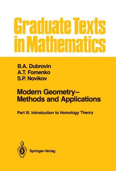 Modern Geometry-Methods and Applications