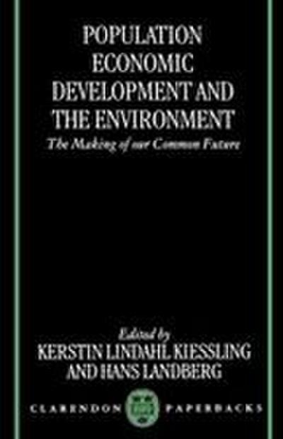 Population, Economic Development, and the Environment