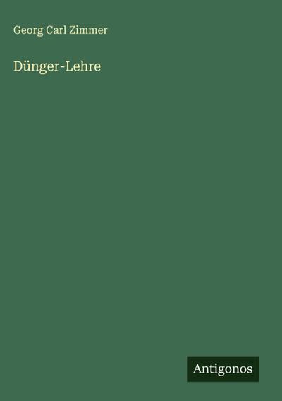 Dünger-Lehre