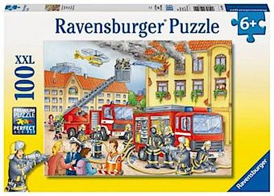 Ravensburger Kinderpuzzle - 10822 Unsere Feuerwehr - Puzzle für Kinder ab 6 Jahren, mit 100 Teilen im XXL-Format