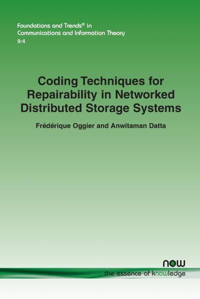 Coding Techniques for Repairability in Networked Distributed Storage Systems