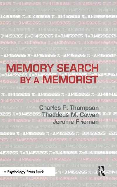 Memory Search By A Memorist