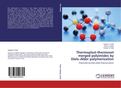 Thermoplast-thermoset merged polyimides by Diels-Alder polymerization