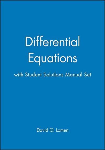 Differential Equations, Textbook and Student Solutions Manual: Graphics, Models, Data