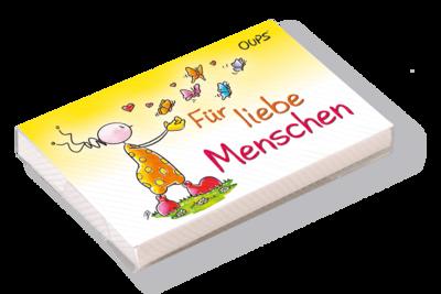 Oups Kärtchenbox - Für liebe Menschen