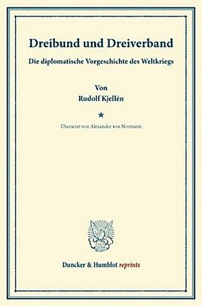 Dreibund und Dreiverband.