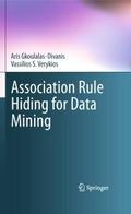 Association Rule Hiding for Data Mining