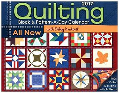 Quilting Block & Pattern-a-Day 2018 Calendar