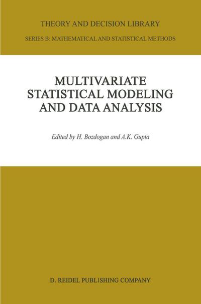 Multivariate Statistical Modeling and Data Analysis