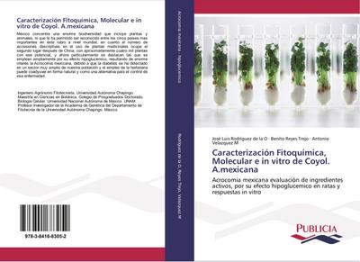 Caracterización Fitoquímica, Molecular e in vitro de Coyol. A.mexicana