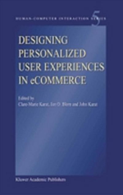 Designing Personalized User Experiences in eCommerce