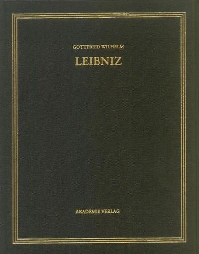 Gottfried Wilhelm Leibniz: Sämtliche Schriften und Briefe. Politische Schriften 1692-1694