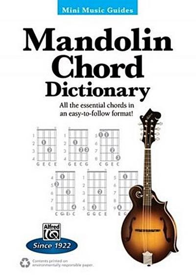 Mini Music Guides: Mandolin Chord Dictionary