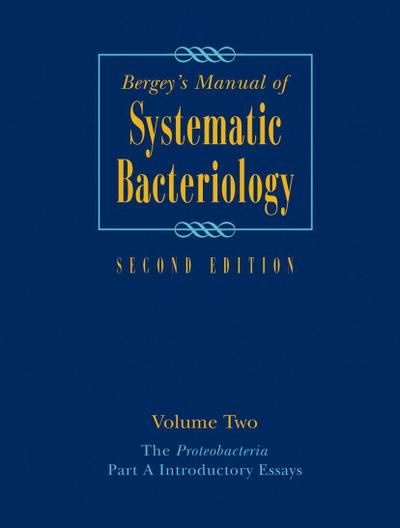 Bergey’s Manual(r) of Systematic Bacteriology