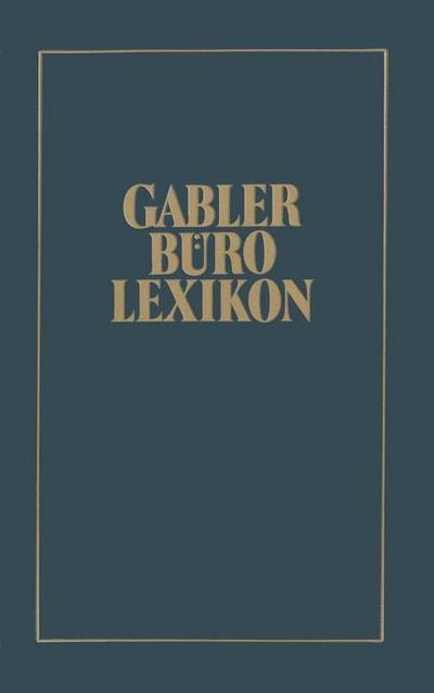 Gabler Büro Lexikon