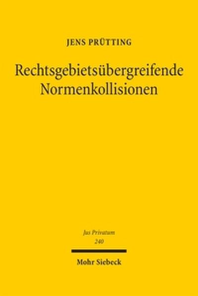 Rechtsgebietsübergreifende Normenkollisionen