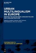 Urban Multilingualism in Europe