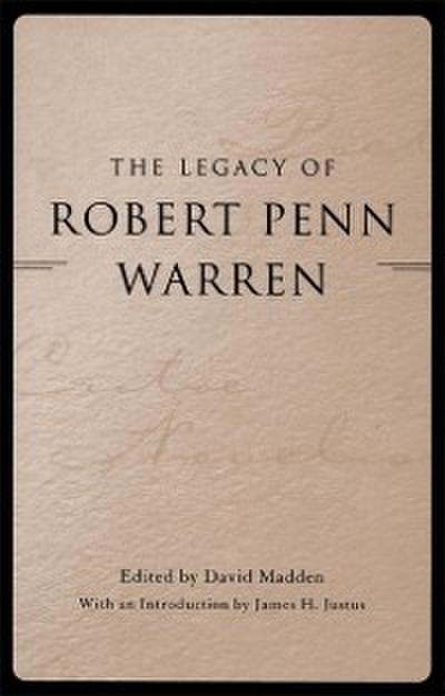 Legacy of Robert Penn Warren