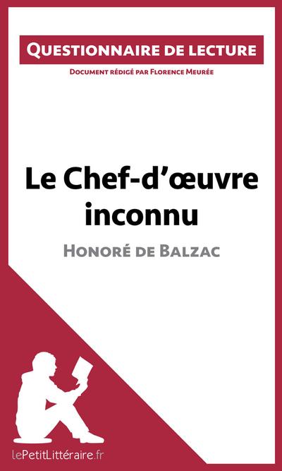 Le Chef-d’oeuvre inconnu d’Honoré de Balzac (Questionnaire de lecture)