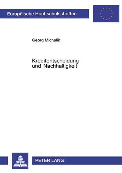 Kreditentscheidung und Nachhaltigkeit